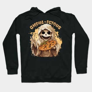 Ghoul Advertising a Pizza Hoodie